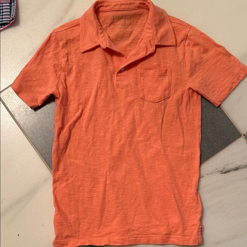 Crewcuts Vibrant Orange Polo Shirt